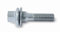 H&R Tornillo de Rueda Plano con arandelas M12x1.25 - Longitud 49mm (pe. compatible con Citroën, Peugeot)