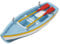 Hobbyfun Ruderboot, 10 x 3,5 x 1,8 cm, Kunststoff, Dekorativ, Blau