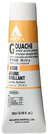 Holbein Acryla Gouache Jaune Brilliant (A) 20ml