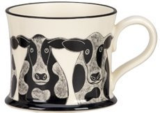 Moorland Pottery Country Cow Gift Boxed Mug