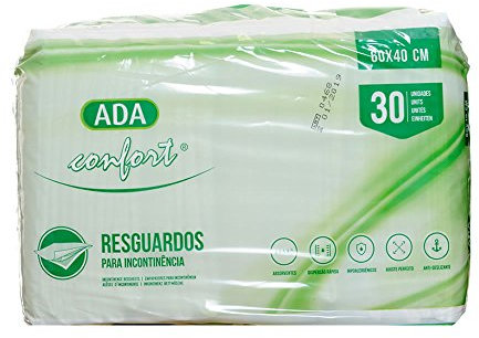 Empapadores Cama Adultos y Bebés - 60 X 40 Cm - Pack 30 Unidades - Protector Cama, Almohadilla Desechables Antideslizantes y Resistentes - Color Blanco