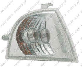 Prasco-SK0224113-BLINKER VORNE RECHTS-WEISS-OHNE FASSUNG | Kompatibel mit: SKODA OCTAVIA I, OCTAVIA I Combi