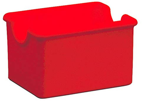 PIAZZA Confezione da 2 Pezzi - Portazucchero in Plastica - Rosso