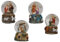 Unbekannt Schneekugel Heilige Familie, 4er Set, Höhe 6,5cm