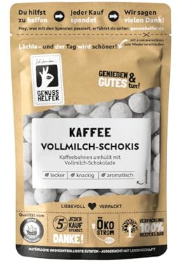 Bremer Gewürzhandel Kaffee Vollmilch Schokis, aromatische Kaffeebohnen in Vollmilch-Schokolade, 150g