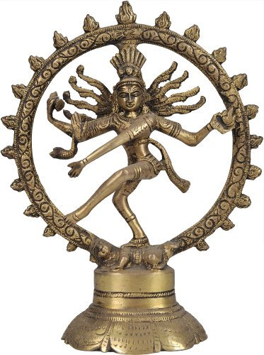 Exotic India Lord Shiva als Nataraja Messing-Skulptur