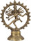 Exotic India Lord Shiva als Nataraja Messing-Skulptur