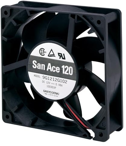 Sanyo Denki – sanace Fans 9 G1224E101 Axial ventilador, 120 mm, 24 VDC, 340 mA