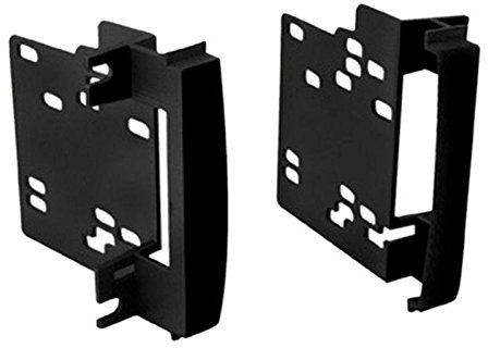 2 DIN Radioeinbauset Blende Radioanschlusskabel Antennenadapter Komplettset für Jeep Wrangler JK ab 04/2007 schwarz