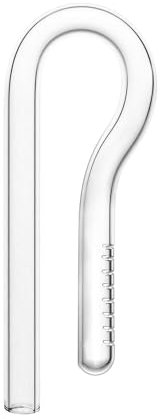 JARDLI Glas Mini Einlauf Lily Pipe für Nano Aquarium gepflanzt Tank, 10mm for 3/8''(9/12mm) tubing