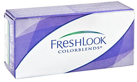 FreshLook Colorblends Monatslinsen weich, 2 Stück/BC 8.60 mm/DIA 14.50 mm / + 2.25 Dioptrien, braun