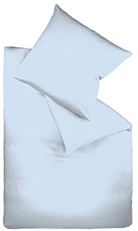 fleuresse 9200 Colours Interlock Jersey Bettwäsche aus 100% Baumwolle, Oekotex Standard 100, 155 x 200 cm, bleu