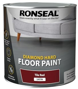 Ronseal DHFPTR25L 2.5L Diamond Hard Floor Paint - Tile Red