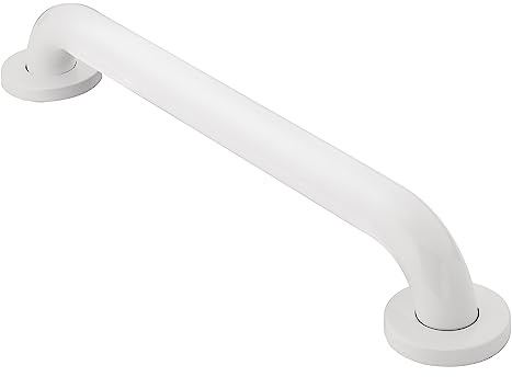Moen R8736W Bathroom Safety 36-Inch Grab Bar with Concealed Screws, Glacier White
