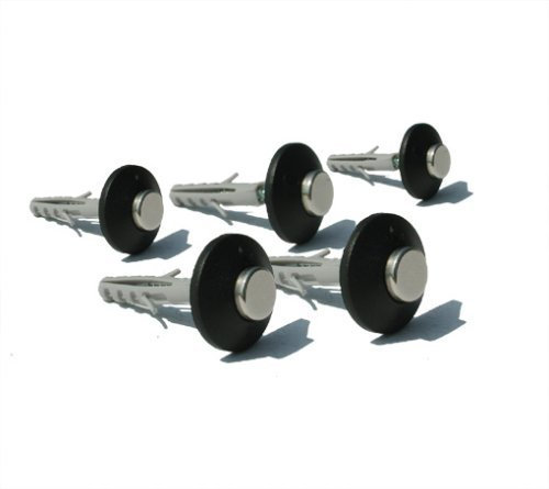 FLUX Objects 5 x Neodym-Magnet-Pin: Magnethalter, Haltemagnet, Werkzeughalter, Wand-Magnete
