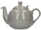 London Pottery Farmhouse Loose Leaf Teapot with Infuser, Ceramic, Grey, 6 Cup (1.5 Litre)
