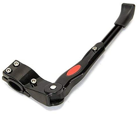 Gearmax® Fahrradständer, Fahrradständer Mountainbike, Bike Stand, Universal Verstellbare Aluminium MTB Road Fahrrad Ständer Kick (Schwarz)