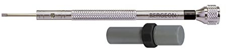 Bergeon 30080 - Cacciavite per orologiaio, con lame di ricambio, varie misure disponibili, nero, 1,0