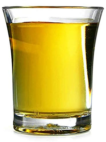 bar@drinkstuff Econ Polystyrene Shot Glasses CE 0.9 oz (25 ml) – Durable Reusable Plastic, Dishwasher Safe, CE-Marked, Pack of 6