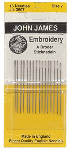 Crewel/Embroidery Hand Needles-Size 7 16/Pkg