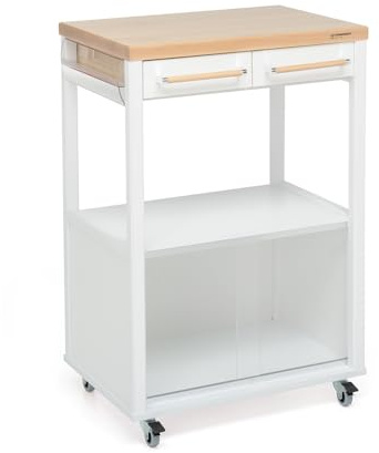 Foppapedretti Benchef Carrello Bianco-Naturale