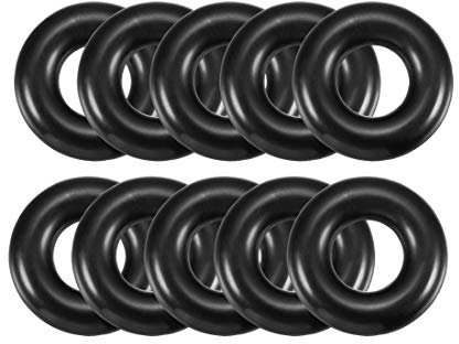 sourcing map Packung mit 10 Gummi Dichtungen Ring O-Ringe metrische Dichtung 18mm AD 8mm ID 5mm Breite