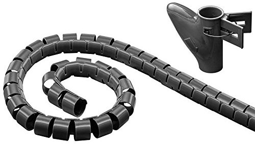 WireTube, robuster Spiralschlauch gegen den Kabelsalat, 2,5m, schwarz