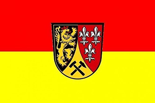 U24 Aufkleber Landkreis Amberg-Sulzbach Flagge Fahne 15 x 10 cm Autoaufkleber Sticker