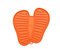 Sanni Shoo, Shoo.pad, Flexible, waschmaschinen-Feste Schuh-Abtropf-Matte, Schuhablage, Schuhabtropfschale, Abtropf- und Schmutzfang-Matte für Schuhe M (bis Schuhgrösse 41), orange