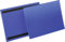 Durable Kennzeichnungstasche (A4 quer) Packung à 50 Stück blau, 174507