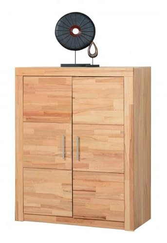 Standregal Aktenschrank Bücherschrank Türenschrank Kernbuche teilmassiv 23+43