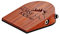 Ortega Guitars Digital Stomp Box – Effektpedal für Gitarristen, Singer, Songwriter – Digitale Percussion Samples – Sapele Holz, Natur (HORSEKICKPRO)