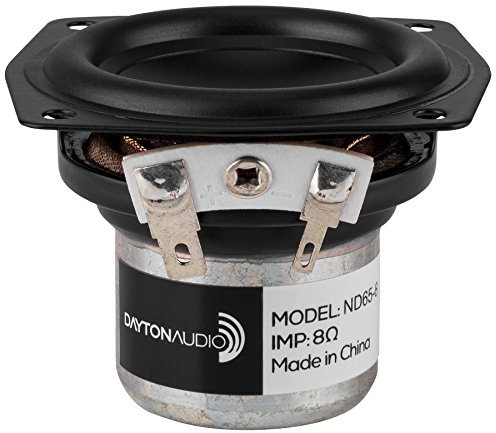 Dayton Audio DAYTONAUDIO ND65-8 2-1/2 Aluminum Cone Full-Range Driver 8 Ohm