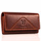 MATADOR XL Portefeuille Femme Cuir veritáble avec Protection RFID testée par Le TÜV | Porte Monnaie Femme avec boîte Cadeau | Porte Feuilles pour Femme Grande capacité | Grand Format Vintage Marron