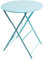 Bolero ronde stalen opklapbare tafel turquoise 59,5cm