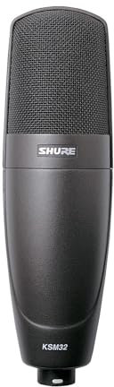 Shure KSM 32/CG - Microfono a condensatore con treppiede, colore: Antracite