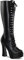 Pleaser EU-ELECTRA-2020 ELE2020/B/PU, Stivali donna, Nero (Black Pu), 44