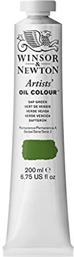Winsor & Newton Artists' Oil Paint, 200ml Tube, Sap Green
