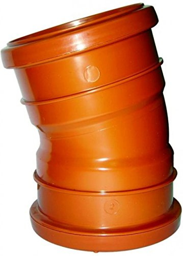 FloPlast Double Socket Drainage Bend 15o