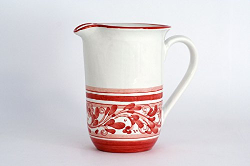 CEAR ceramiche - Jarra de cerámica de Caltagirone, diseño refinado y artesanía siciliana