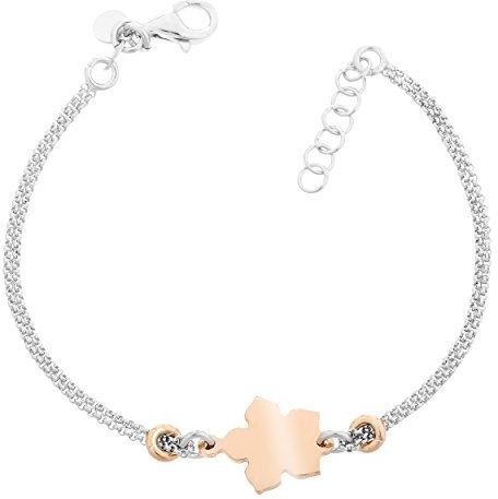 Orphelia Damen-Armband Silber vergoldet rhodiniert 19 cm-ZA-7184