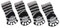 Karlie Hundesocken Sockies L: 52 mm B: 40 mm schwarz-grau M