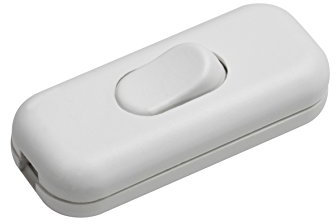 Meister Schnur-Zwischenschalter 1-polig, 2,5 A, Zugentlastung, weiß, 7441210