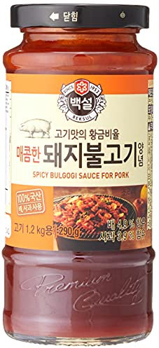 Sauce marinade Bulgogi barbecue pork épicé BEKSUL 290g Corée