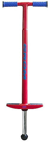 NSG Grom Performance Pogo Stick - Ages 5-9 - 40-90 Pounds (Red)