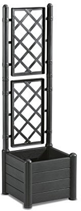 Supporto per Fiori, 43 x 43 x 142 cm, Colore: Antracite