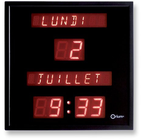 ORIUM - Horloge à date digitale