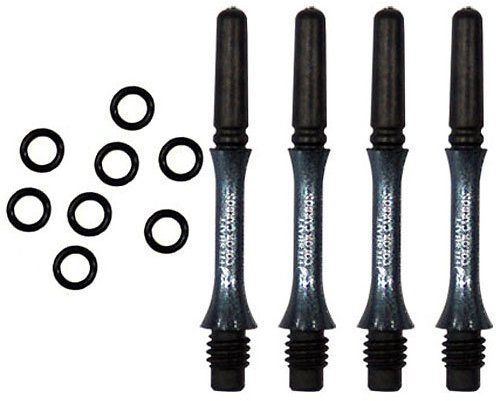 COSMO DARTS Welle Fit Welle COLOR CARBON duenne Sperre Pearl Black 2.