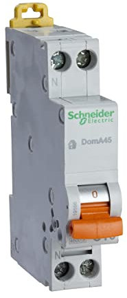 Interruttore Magnetotermico DomA45 1P+N C 20A 4500A Schneider Electric