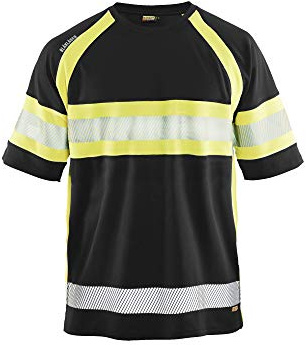 Blakläder Warnschutz-T-Shirt High-Vis Klasse 1 Größe, 1 Stück, S, schwarz/gelb, 333710519933S